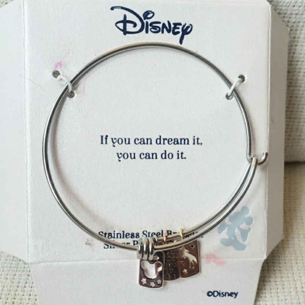 Disney "If you can dream it you can do it charm bracelet NWOT